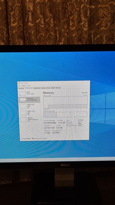 PC Desktop Fujitsu Esprimo P756 , i5-6600 , 16 gb RAM ddr4 , SSD m.2 Nvme 256 gb + 1 TB HDD , Nvidia GTX 660 2gb , Windows 10 activat