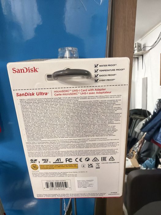 Card micro sd 256gb sandisk ultra microsdxc uhs-i a1 sigilat clasa 10