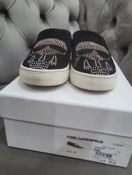 Mocasini balerini adidasi KARL LAGERFELD marime 36