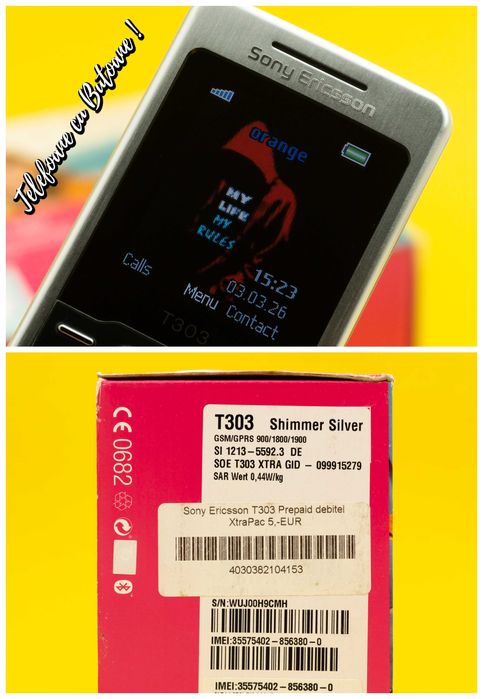 Sony Ericsson T303 - (nu Nokia 6310i Nokia 6700 samsung  Nokia 8800 )