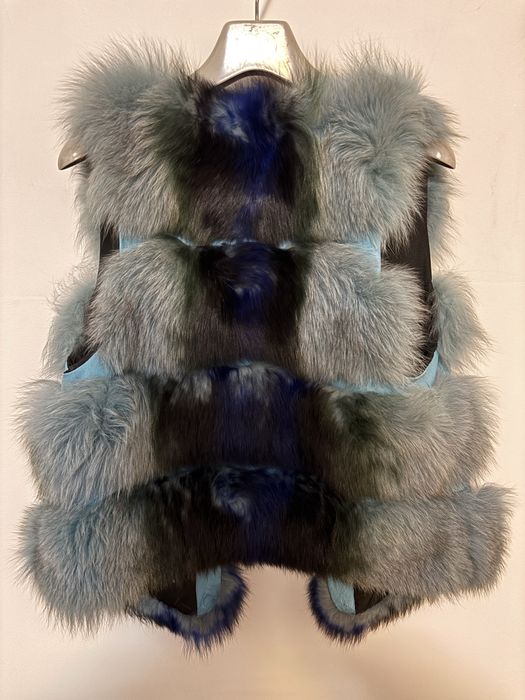 Haine din blana (imitatie): geaca, veste