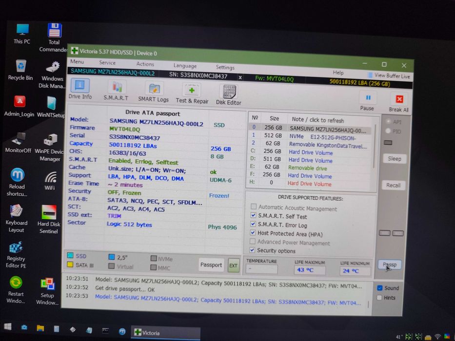 SSD samsung pm871b