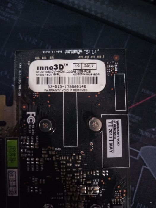 Видеокарта GT 1030, 2gb, gddr5