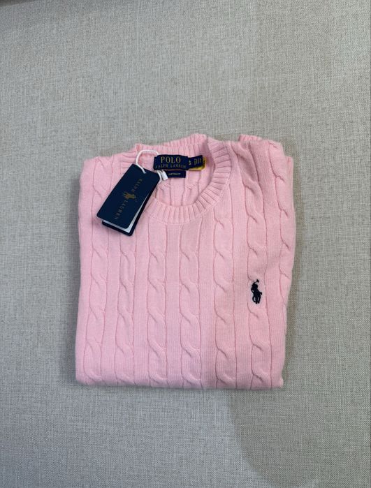 Pulover Ralph Lauren - roz pastel - marimea S