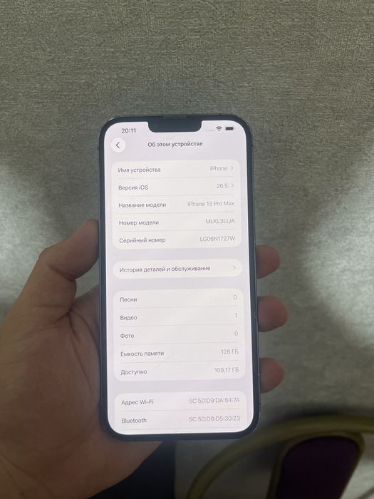 Iphone 13pro max 128gb