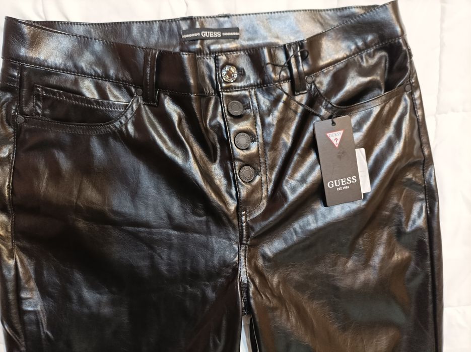 Guess Нов дамски кожен панталон