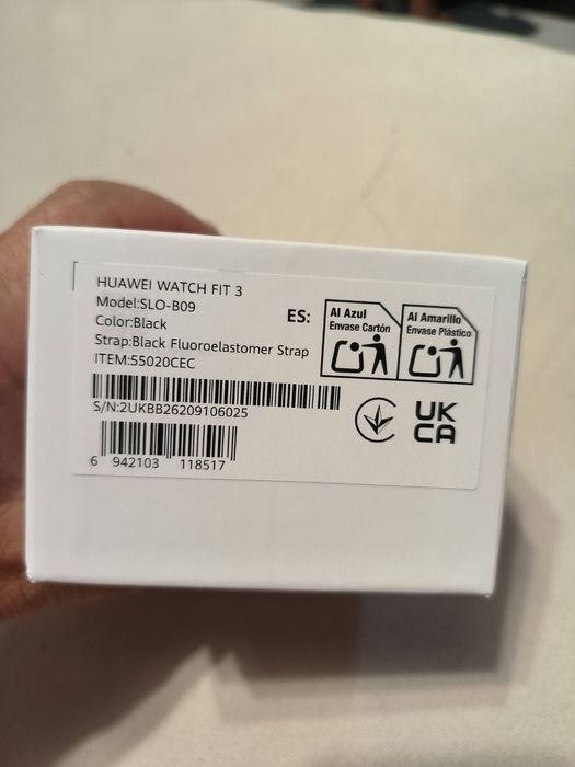 HUAWEI WATCH FIT 3 - Negru - SIGILAT - Garanție 2 Ani