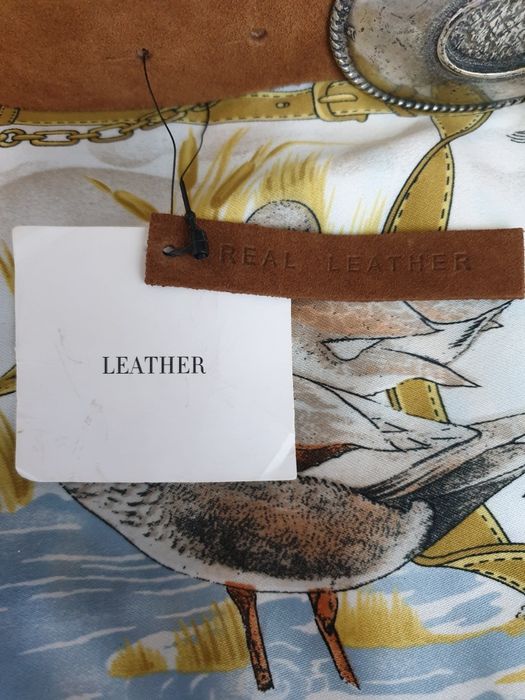 Curea piele naturala intoarsa camel cowboy Zara