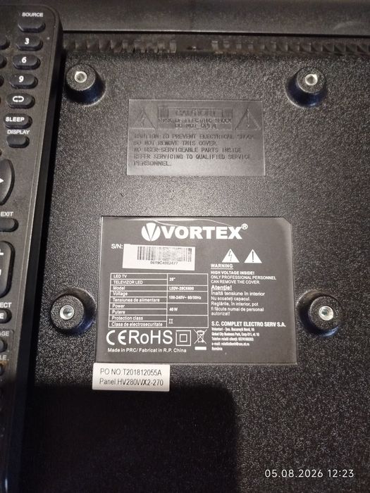 Tv LED Vortex pt.piese