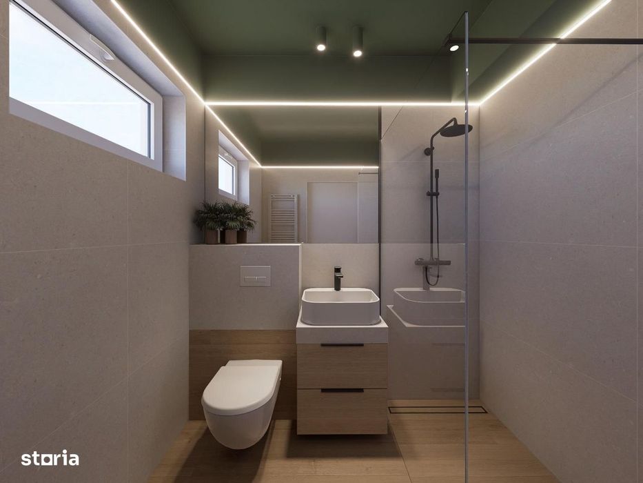 Vila noua cu bucatarie, cartier premium, padure, lac, centru Corbeanca