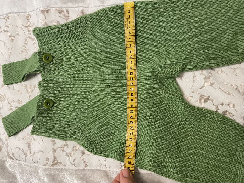 Pantaloni cu bretele lana merinos disana