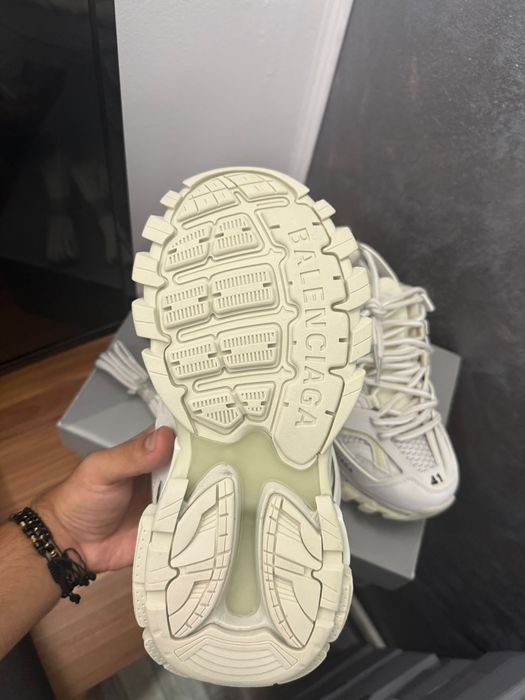 Balenciaga track alb adidasi