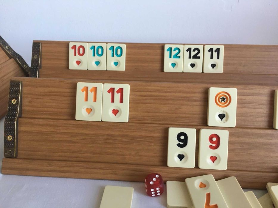 Joc Remi Remy de LUX Star Okey. Table din lemn masiv lăcuit. SIGILAT!