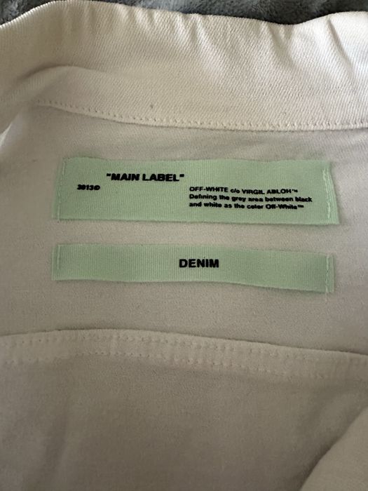 джинсовая куртка off white