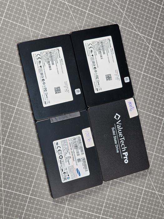 Ssd SATA 2.5”, testate și verificate individual.