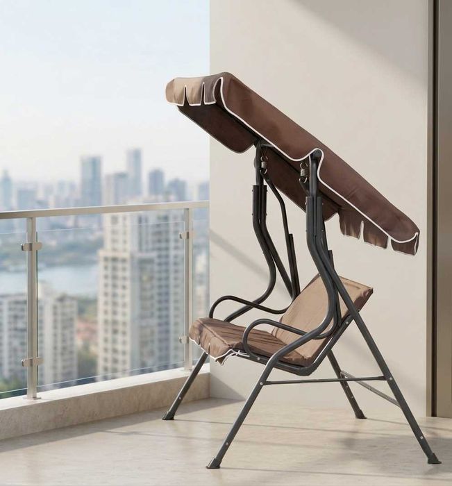 Садовые качели с навесом