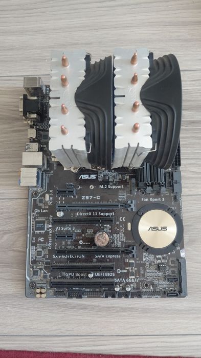 Комплект: ASUS Z97-C + Xeon E3-1241 v3 + Башенный кулер Deepcool