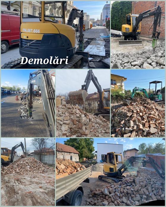 Miniexcavator si basculabila 24/7