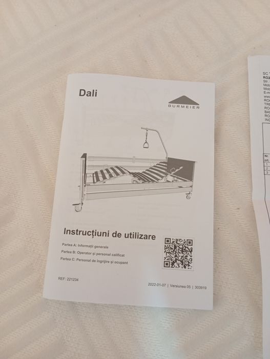 Pat electric medical ECO221234 cu saltea antiescara