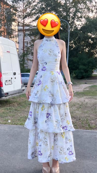 Платье на завязках