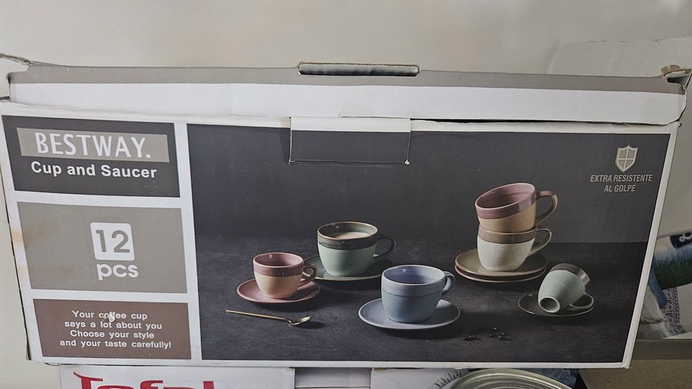 Набор чашки керамическая