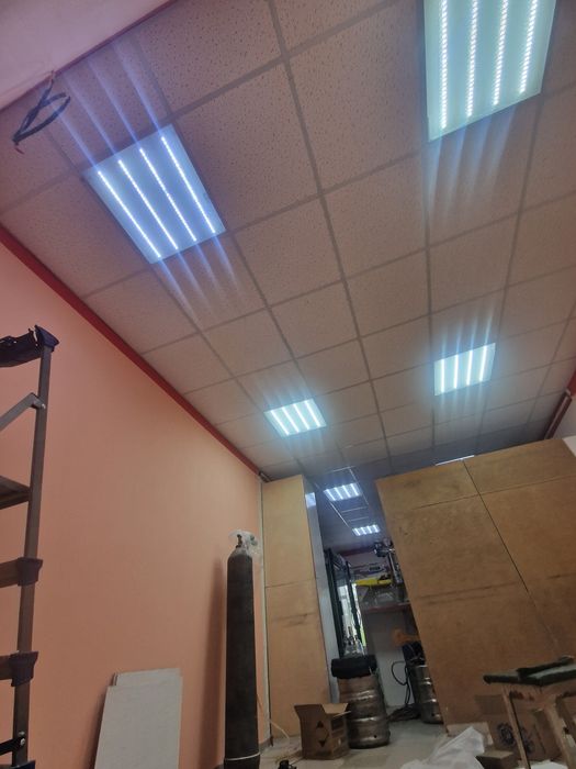 Монтаж подвесные  потолки