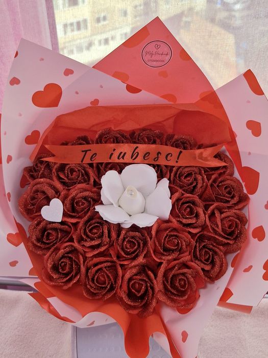 Buchete trandafiri de săpun/buchet flori