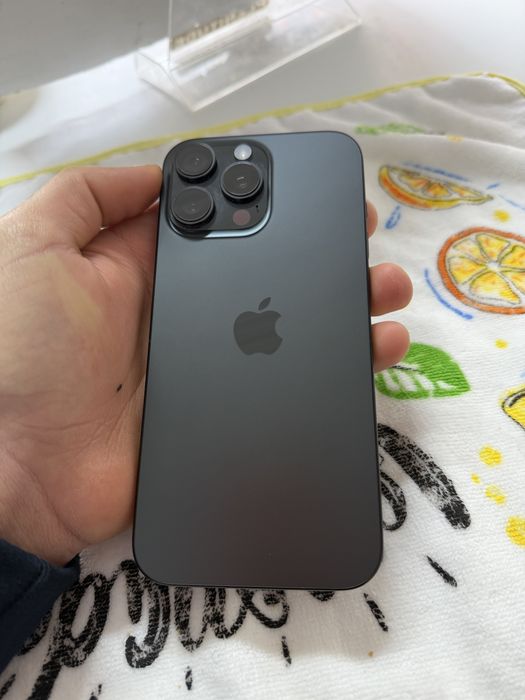 iPhone 16 PRO MAX 256 GB negru 100% bateria