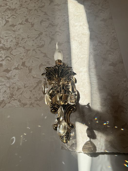 Люстра и бра б/у