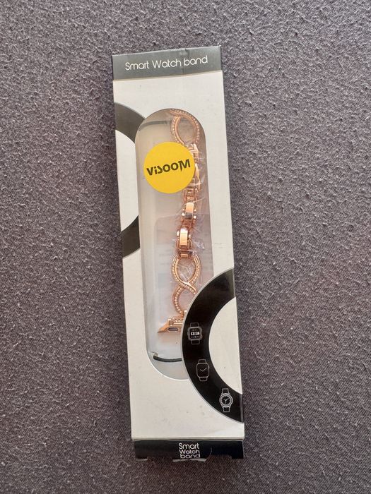 Brăţară ceas compatibilă Apple Watch – auriu roz 38–42mm