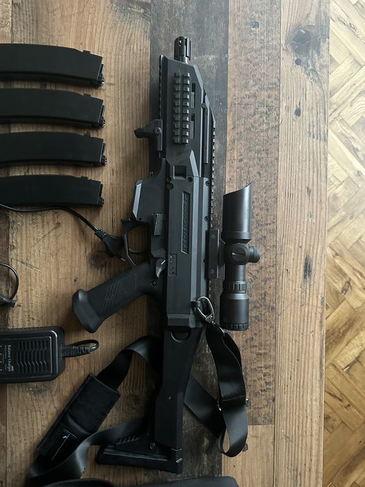 Airsoft пушка и екипировка