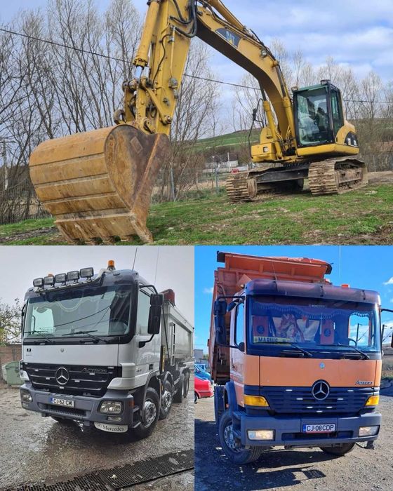 Transport marfă cu basculante de 18 Tone și 8x4
