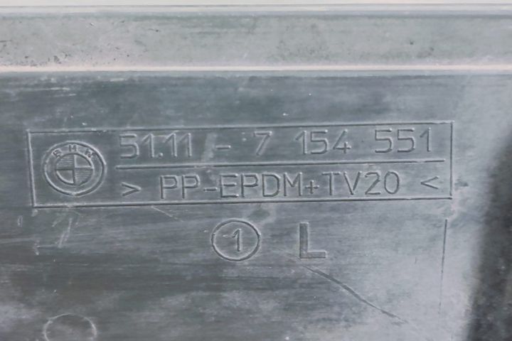 Grila bara  stanga 51117154551 BMW Seria 3 E90/E91/E92/E93