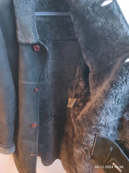 Дубленка мужская натуральная. Очки солцезащитные