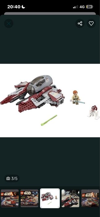 Lego Star Wars Obi-Wan’s Jedi Interceptor-75135