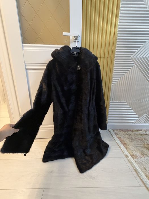 Норковая шуба очень теплая