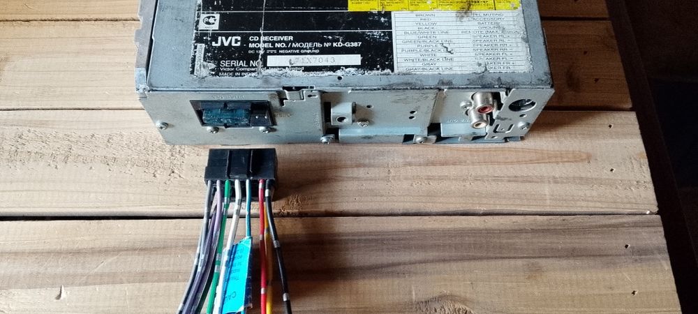 JVC.  KD-G387 , Оригинал