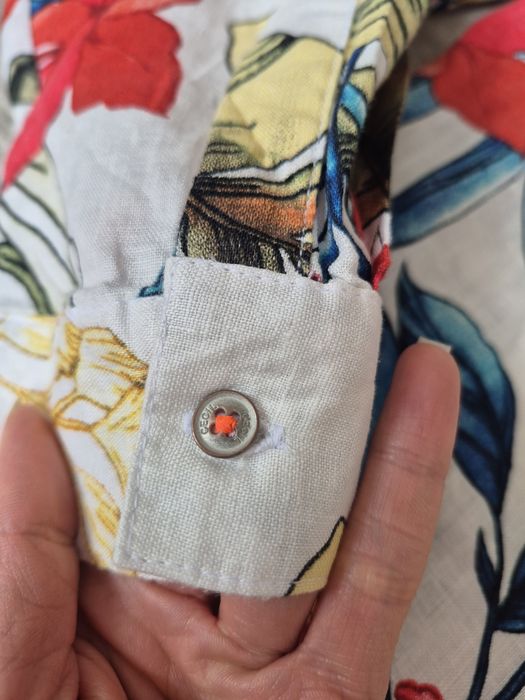 Ленена риза с тропически принт CECIL | 100% Лен | Размер S