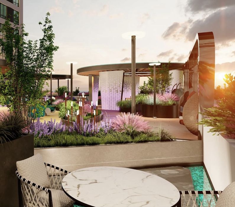 Modera Towers | 3-комн | 76 м² | 20/25 | Вид на Tashkent City