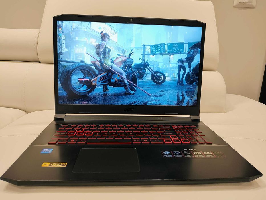 Laptop gaming Acer Nitro intel core i7-11800H,  RTX 3050 TI, 17,3 inch