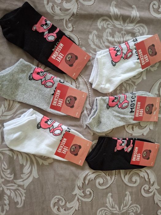 Set 6 perechi sosete scurte, dama,