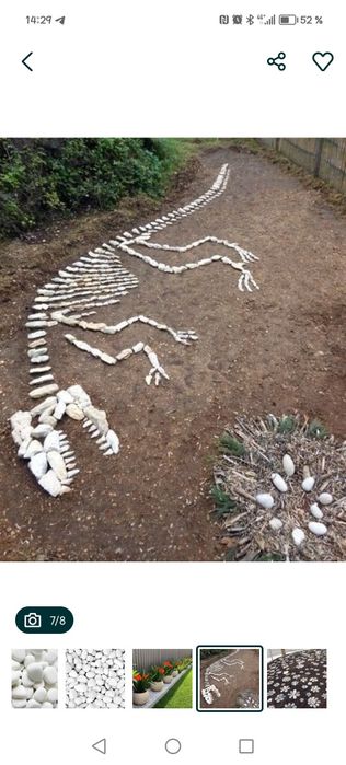 Галька. Белый камень