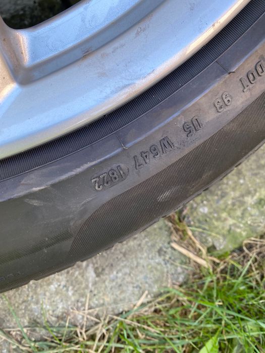 jante audi a6, a4 , R18 cu anvelope pirelli dot2022