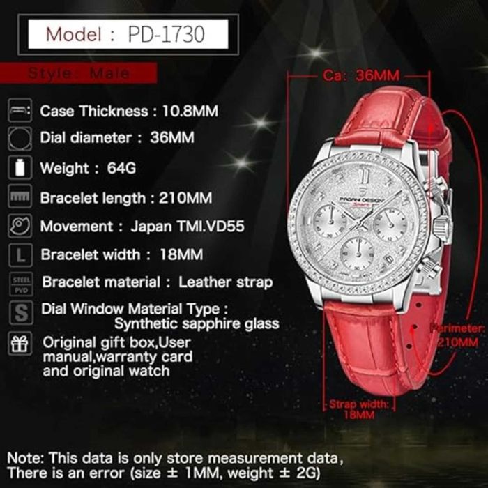 Ceas de damă Pagani Design Cheri cu cristale oferta