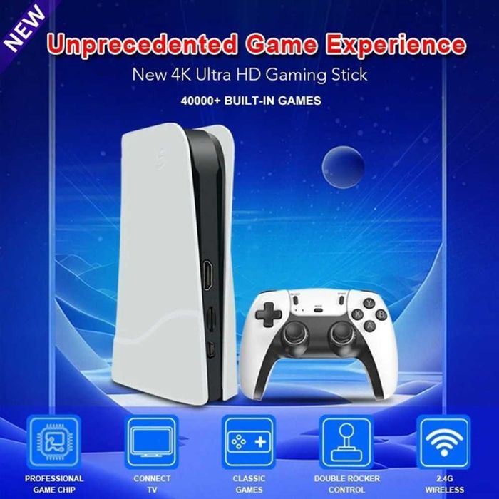 Game Stick Игрална конзола RS5 – 4K 46 000+ игри