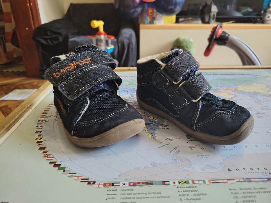 Детски зимни боси обувки 3f Barefoot