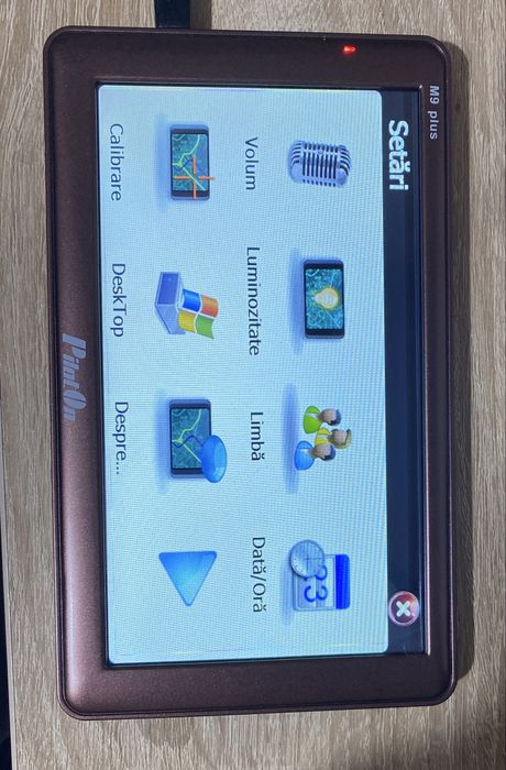 GPS PilotOn M9Plus 16GB 7” – Ecran Mare, Full Box, Nefolosit!