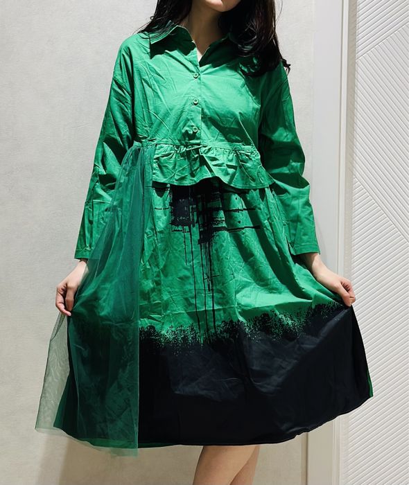 Платье рубашка Китай оверсайз