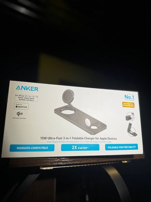 Беспроводная зарядка Anker 3в1