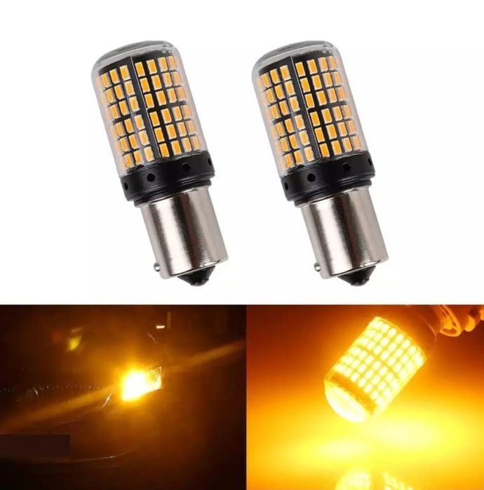 Bec Led semnalizare galbena P21W